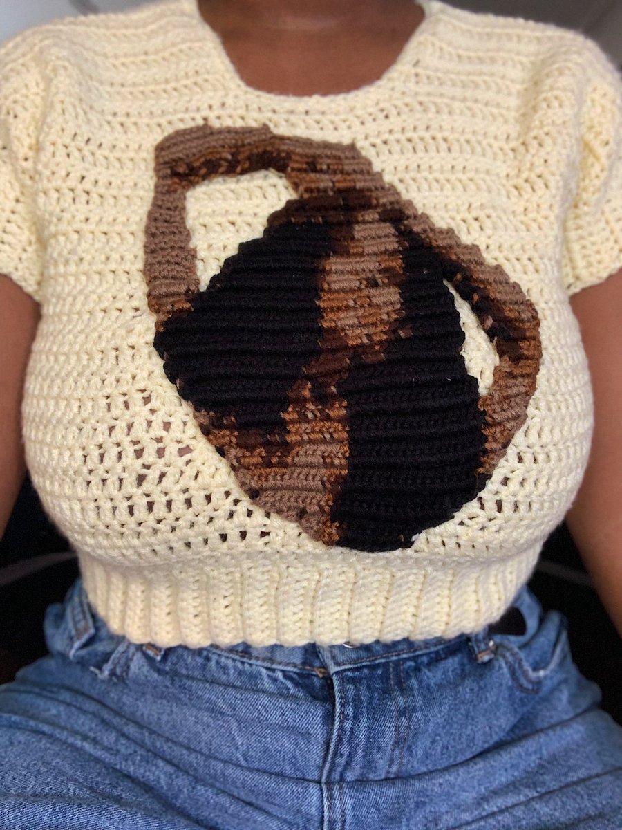 nyancoaa's tweet photo. While We Wait - @Kehlani 
Hand crocheted by me https://t.co/ay1dFUZKgX