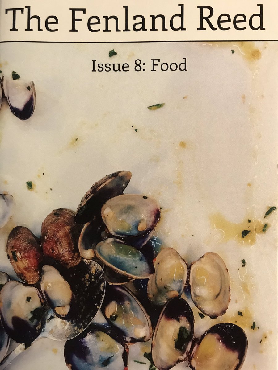 Just picked up my copy of <a href="/TheFenlandReed/">The Fenland Reed</a> edited by <a href="/LizSennitt/">Dr Liz Sennitt Clough</a>, Jonathan Totman and Mary Livingstone with my photo of #clams #vongole as the cover #antas #food with poems from @davidcchelt <a href="/Julwe1/">Julia Webb</a> <a href="/l_kiew/">L Kiew</a> <a href="/LisaDMKelly/">Lisa Kelly</a> <a href="/WordSparks/">kassandra</a> <a href="/KateNoakes1/">Dr. Kate Noakes</a> <a href="/HelenKay166/">Helen Kay</a>