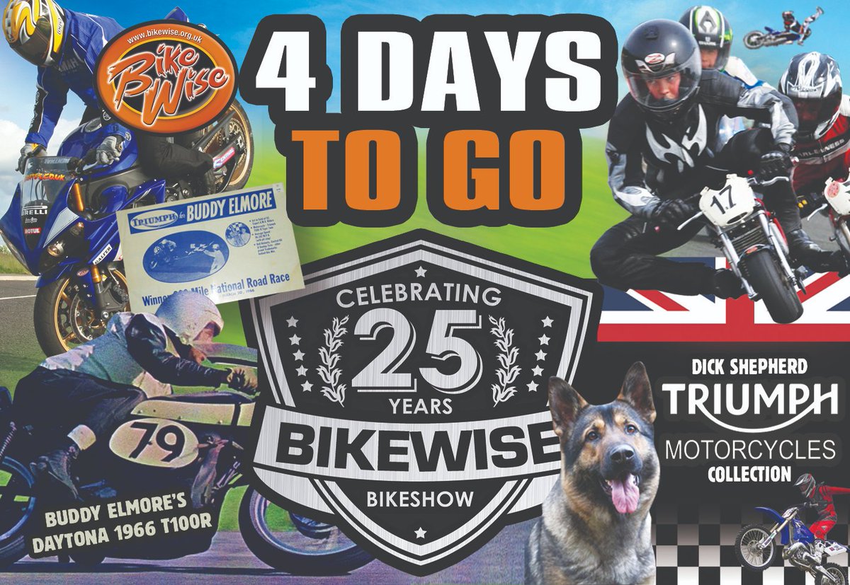 Four days to go.....till BikeWise 2019  :  bikewisenews.org.uk/2019/07/four-d…