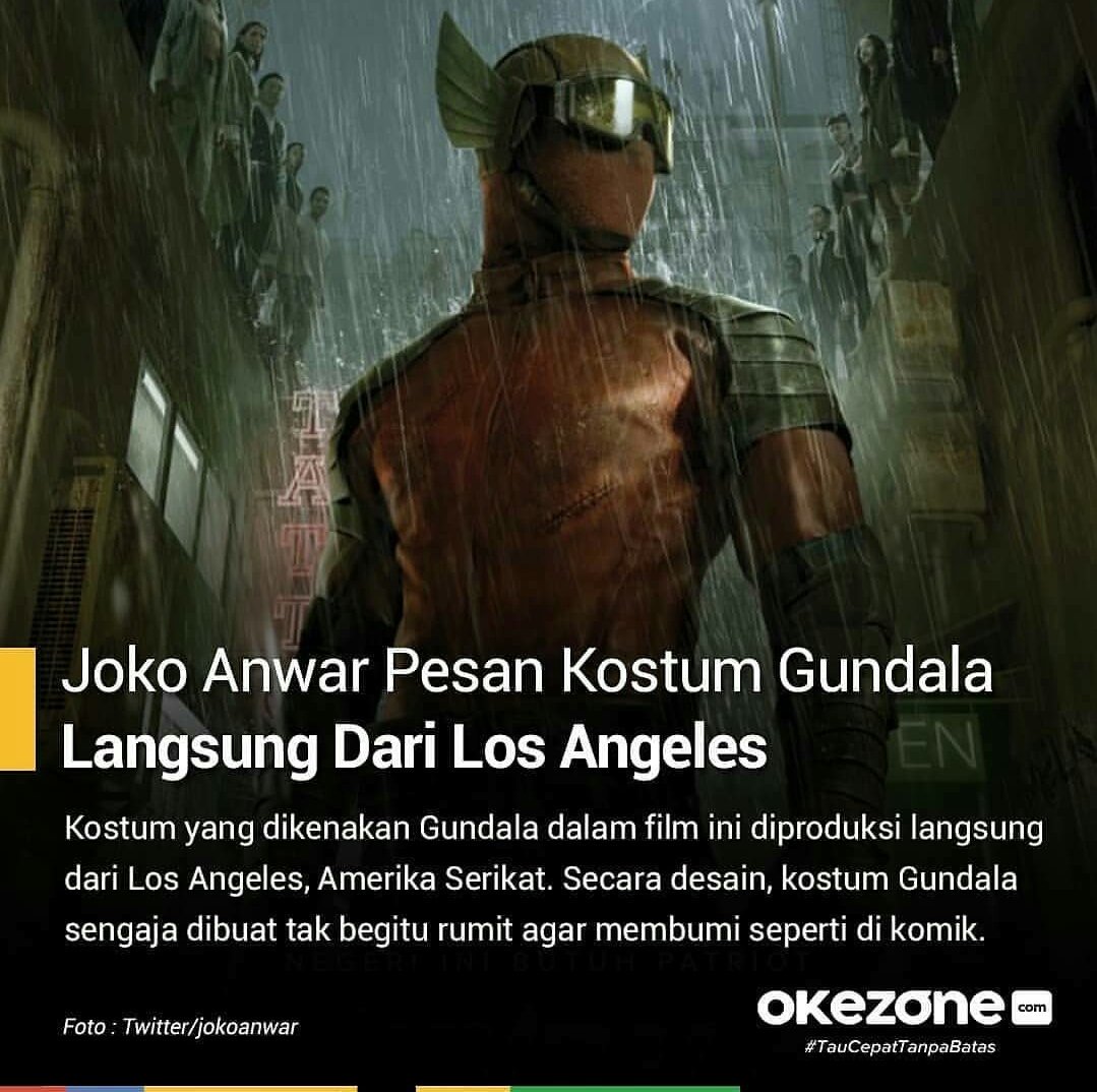 ari_aditya's tweet image. Kapan nih Gundala tayang di bioskop seluruh Indonesia, semoga ceritanya bisa menginspirasi &amp;amp; unexpected !
Ada versi 3D nya ga ya ?
@CenayangFilm 
@jokoanwar
Maju Terus Perfilman Indonesia !
#SuperHeroLovers