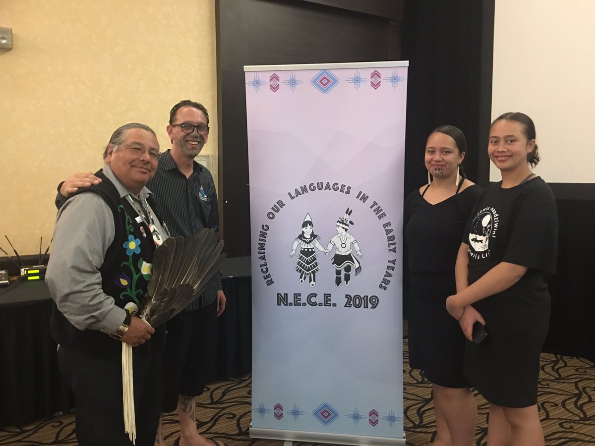 hei4nau's tweet photo. Another great day meeting talking with more awesome people ece educators rautaki reo te kaupapa!! E mihi ana ki nga Chippewas of the Thames!
#nece2019 https://t.co/lhfIB3Xpv2