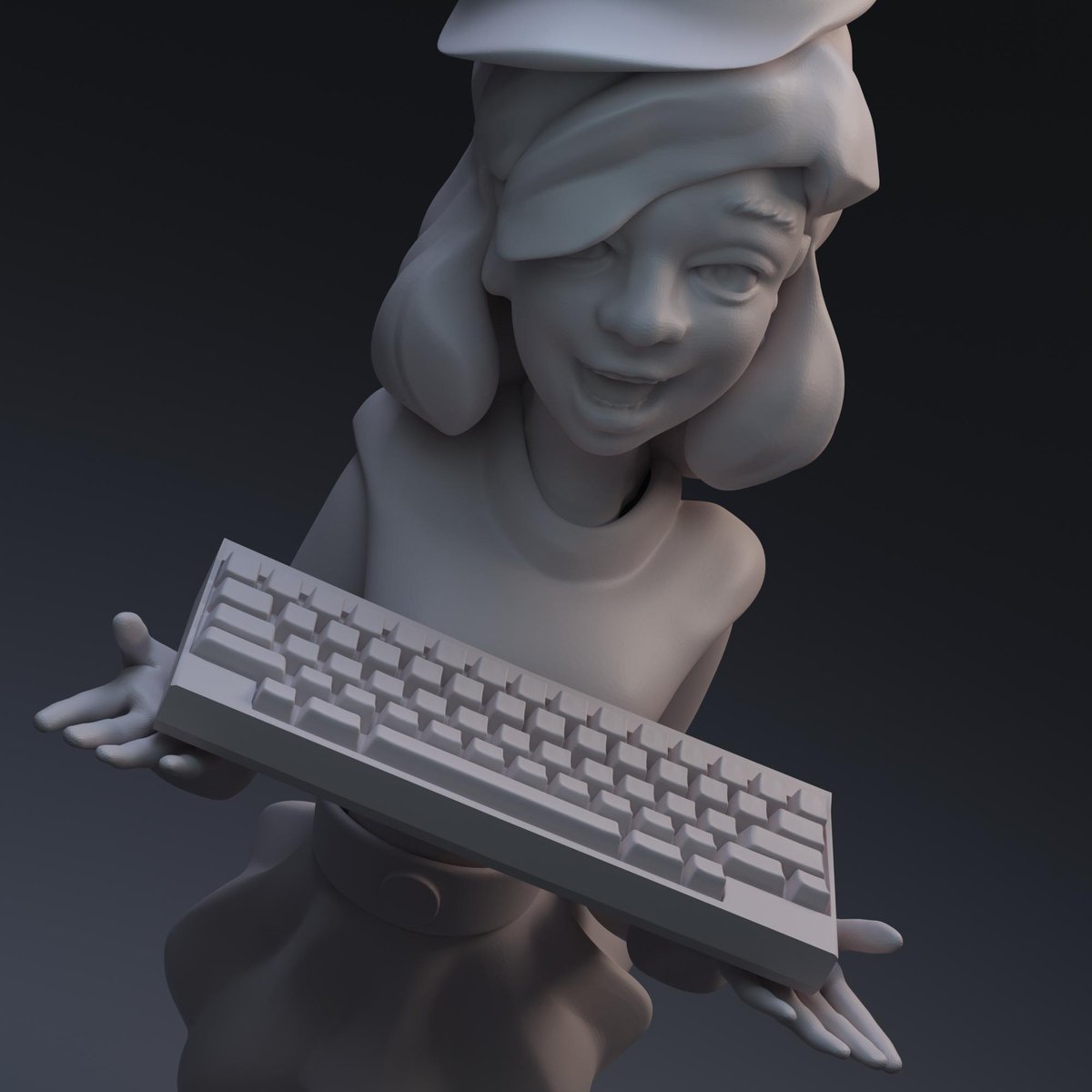 Ehwenn's tweet photo. This was my uncolored fan art submission for the #HHKBchallenge. Might consider printing this baby ^^ https://t.co/Gze2LY4zpT