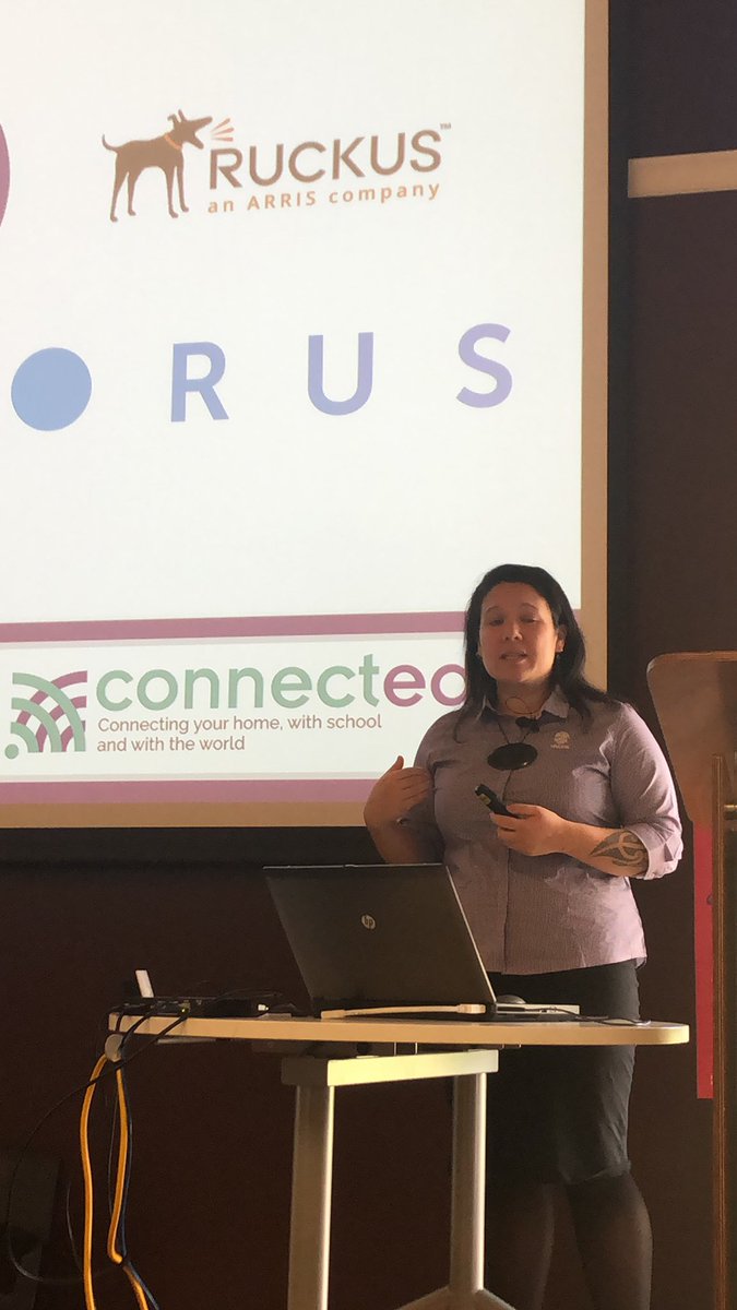 Inspirational kōrero at the Educational Leaders Forum #elf19nz @njngarewa @ArnikaMac <a href="/HaeataCampus/">Haeata</a>