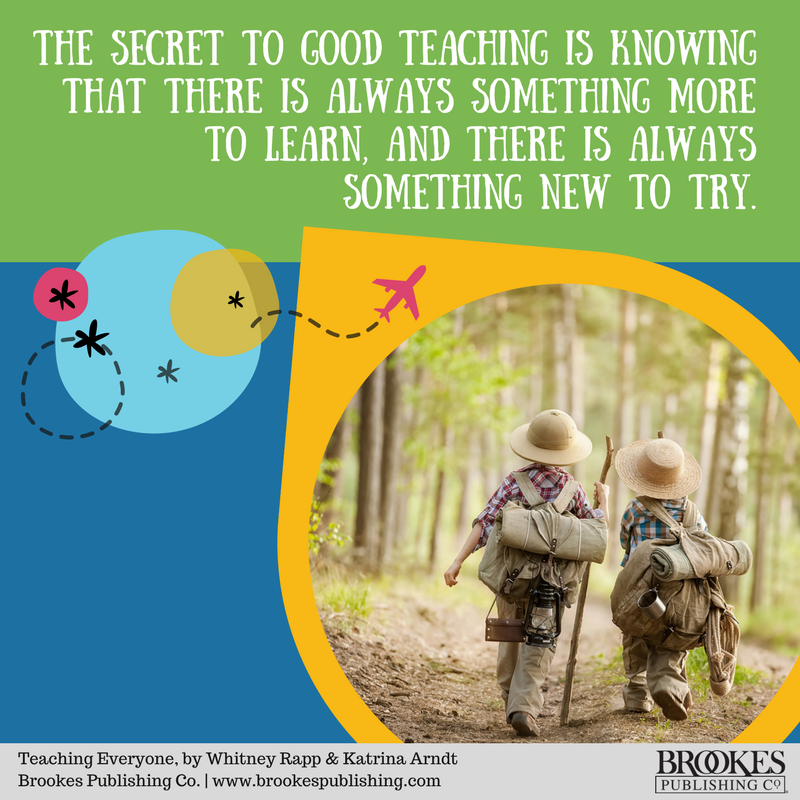 BrookesPubCo's tweet photo. When you're a #teacher, there's always something new to learn or try. #quote #edchat #teaching https://t.co/EoAhLSFFtb