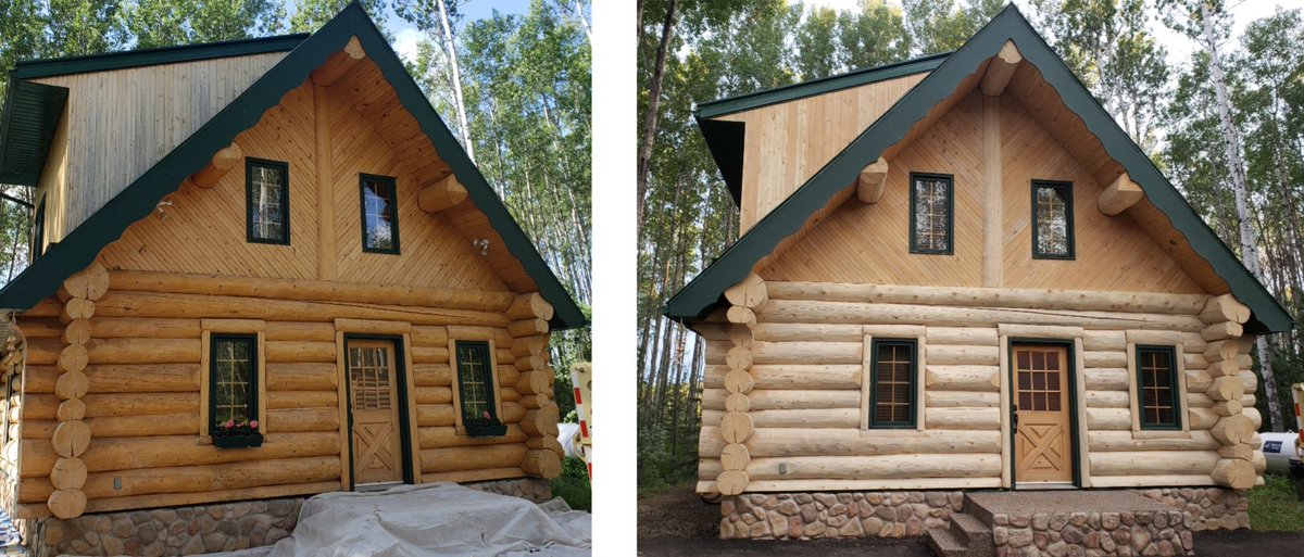 You will be excited to learn we have completed our most northerly 🇨🇦 #loghome project up at Hutch Lake #Alberta

No #restoration is out of reach with our dedication to #mediablasting

#wcblasting
wcblasting.com
#yeg
#yegcontractor
#explorecanada
#milestone
#beforeafter