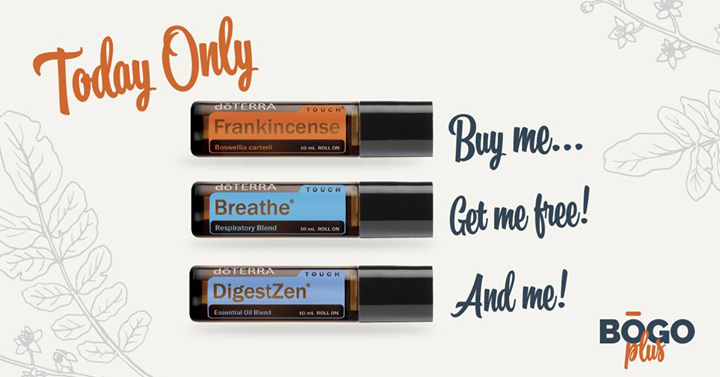 OilsByStephanie's tweet photo. Two FREE amazing oils TODAY ONLY!

On July 16, when you buy Frankincense Touch 10 mL, you will also receive Breathe® Touch 10 mL and DigestZen® Touch 10 mL for free! 

Just add Frankincense Touch to your cart, and Breathe and DigestZen will automatically… https://t.co/SxdDlBjQU6 https://t.co/HPSpBQr4AC