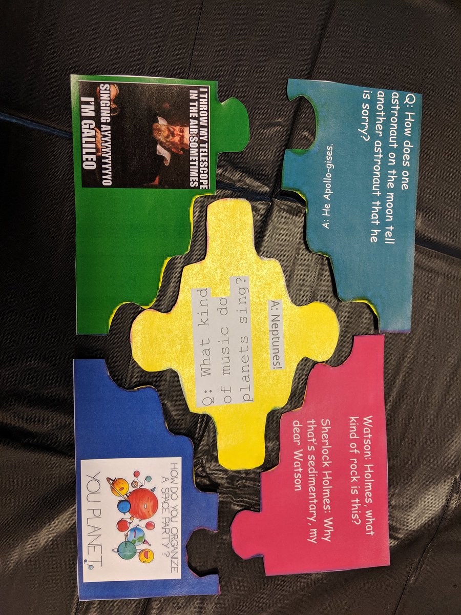 JanePreston2's tweet photo. Students have 5 different workshops to work through today, at the end of each workshop the collect a puzzle piece to figure out what we are going to investigate next week
#inquiry #investigations #surprise #creatingaspark #actionlearning #puzzle https://t.co/N339KdkW6S