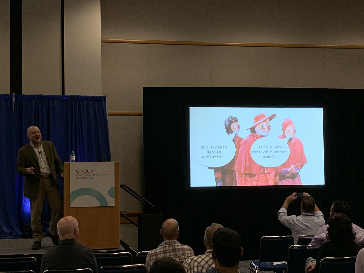 “If your entire business model relies upon denying innovation, then you need to seriously think about it” <a href="/swardley/">Simon Wardley</a> at #OSCON