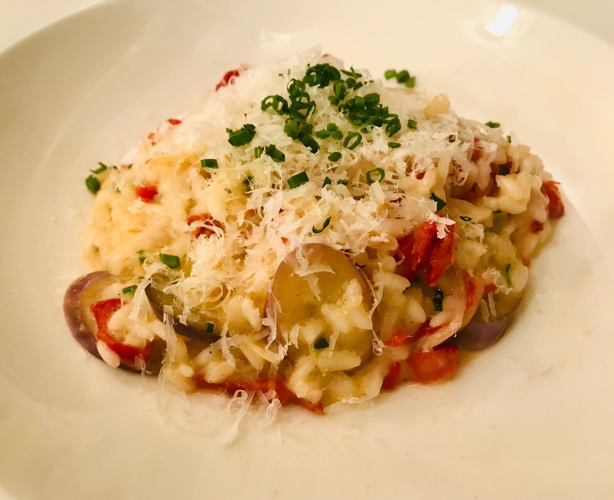 BlackSalt Risotto with Eggplant &amp; Sundried Tomatoes