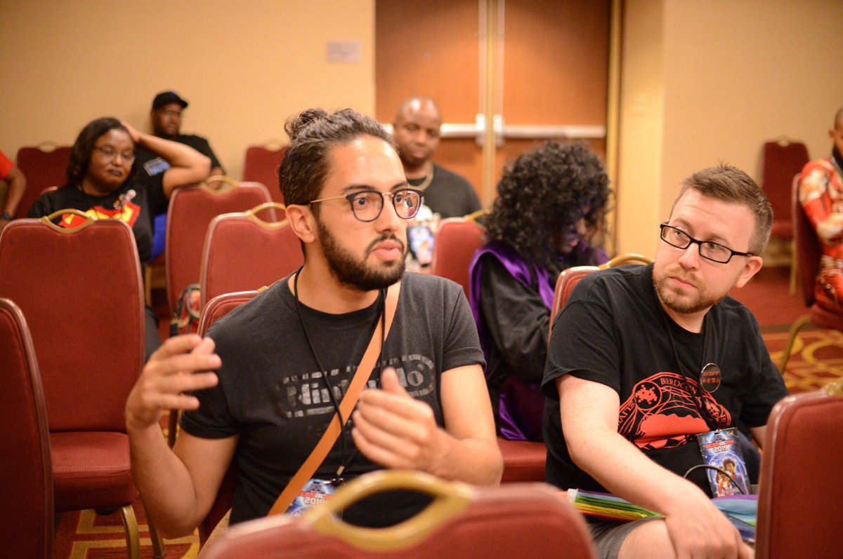 ProjectASCEND's tweet image. This weekend Project ASCEND sponsored a panel at @blerdconDC on race and disability in media and photos.

To donate to our disability scholarship program visit project-ascend.org/donate #Blerdcon2019 #blerdcon