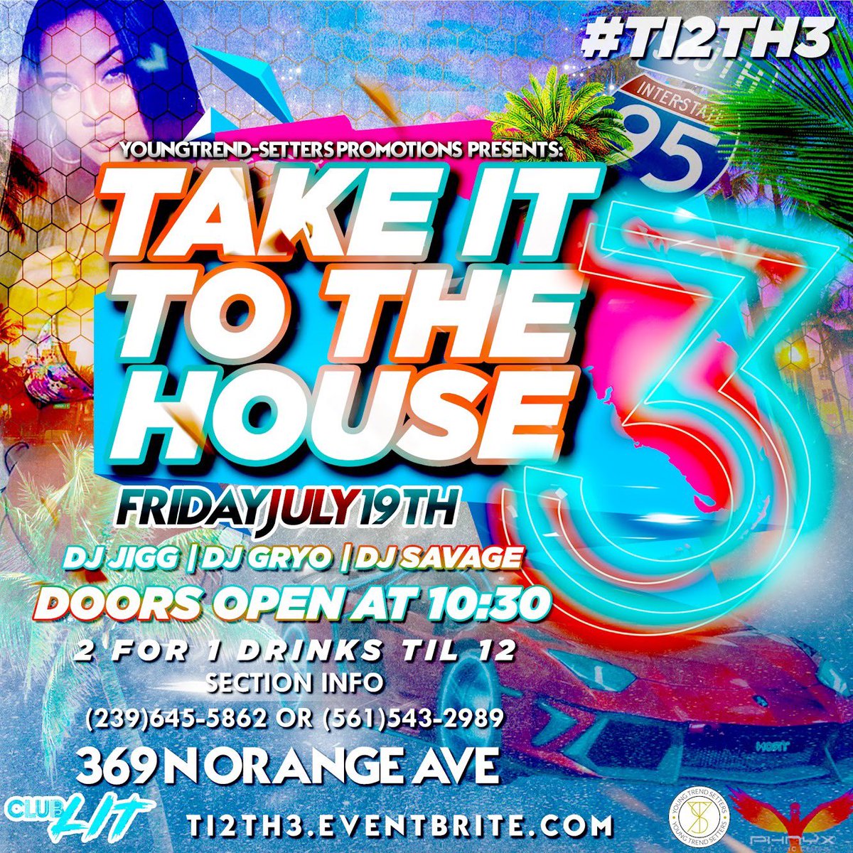 kiannalakaye's tweet photo. Didnt get your #Ti2TH3 Tickets yet? What are you waiting for?!
THIS FRIDAY 10pm - Til π€ͺ
ALL Early Bird Tickets Sold Out π₯
General Admission Almost Gone π₯΅
MUSIC BY: @IAMDJGRYO @DJigg_ @DJSavage305 π¨
2-for-1 Drinks Til 12am π₯πΉ
Get your ticketsππΎ
https://t.co/NeyaxEkerT https://t.co/xEBMVNC1tf