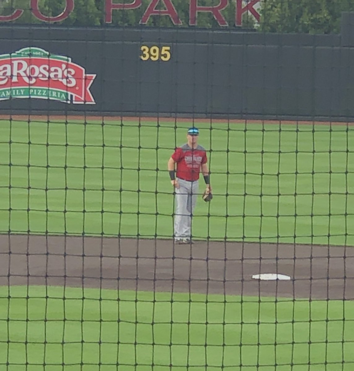 GLMariners's tweet photo. The Mariners representing at Prasco Field tonight for the All-Star game!!⚾️ #RollMs @noah_thigpen @Haught1110 @will_david3 @skettieddy14 https://t.co/ulsQZnSpGD