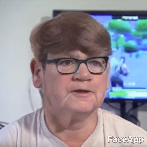 john_the_rapper's tweet photo. .@Mongraal after a few more years of competitive fortnite. I tried to do the young filter, but it just showed a fetus. "F#$kin bots maan!" #fortnite https://t.co/Zex2kGybGa