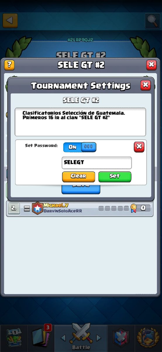 Segundo Torneo clasificatorio

Inicia: 7:00PM

SUERTE 🇬🇹❤