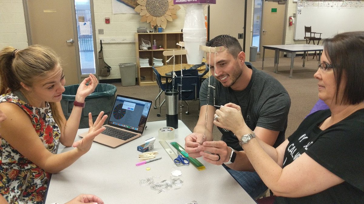 MrsJenNusbaum's tweet photo. Your @KnoxGifted staff back together - building relationships, building balance, building understandings, building a beginning of a dazzling new KGA year! #kgarocks @LynnWeed6 https://t.co/U5YJ3f2i33