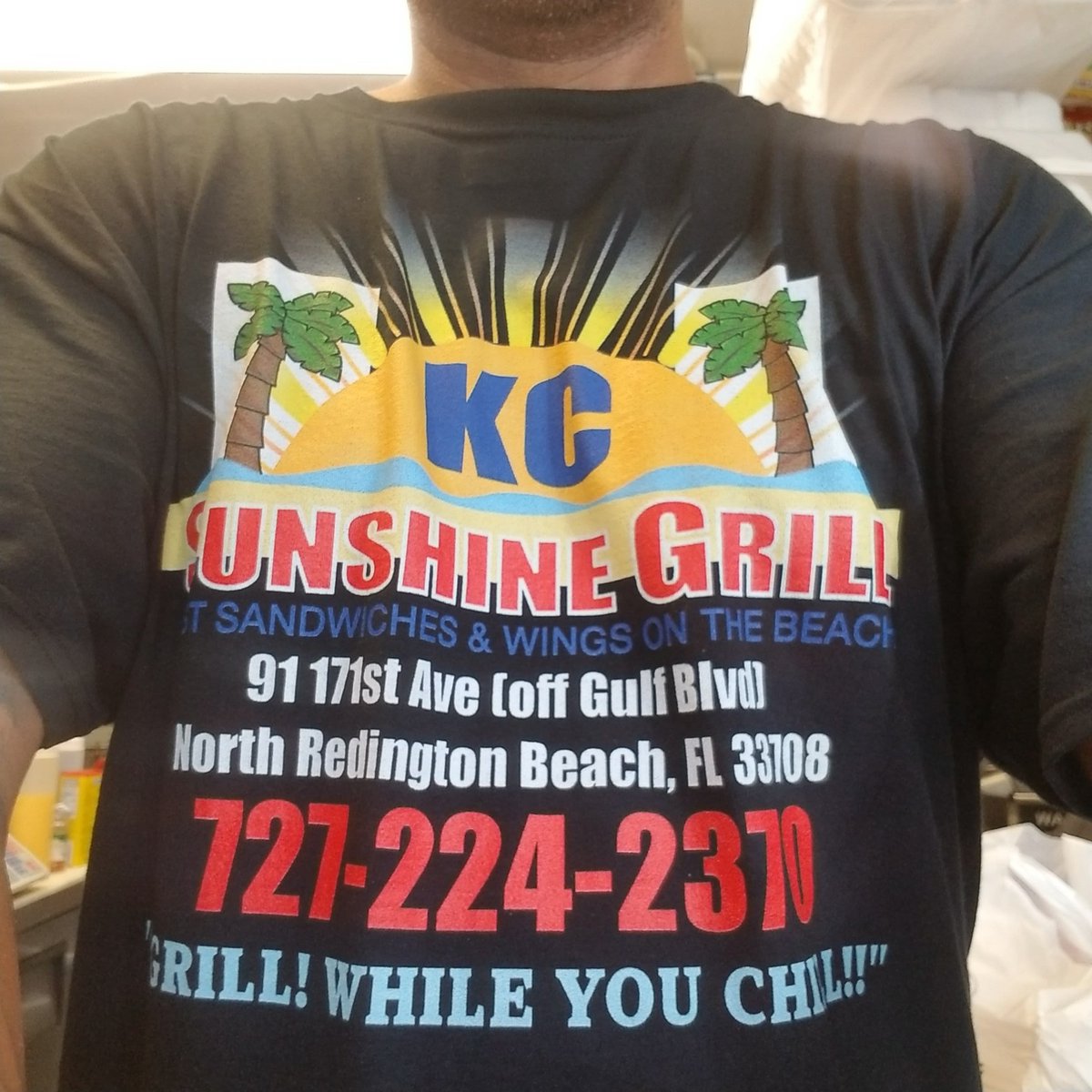 THECHEFKC's tweet photo. #KCSunshineGrill #chefkc #northredingtonbeach #sportysonthebeach https://t.co/8Ertnc7nMv