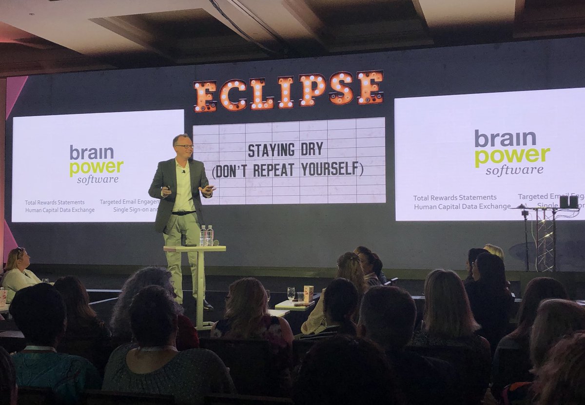 PlanSource's tweet image. Tips on how to stay DRY 👀 with Taylor Brockman of @BrainPS #PSEclipse