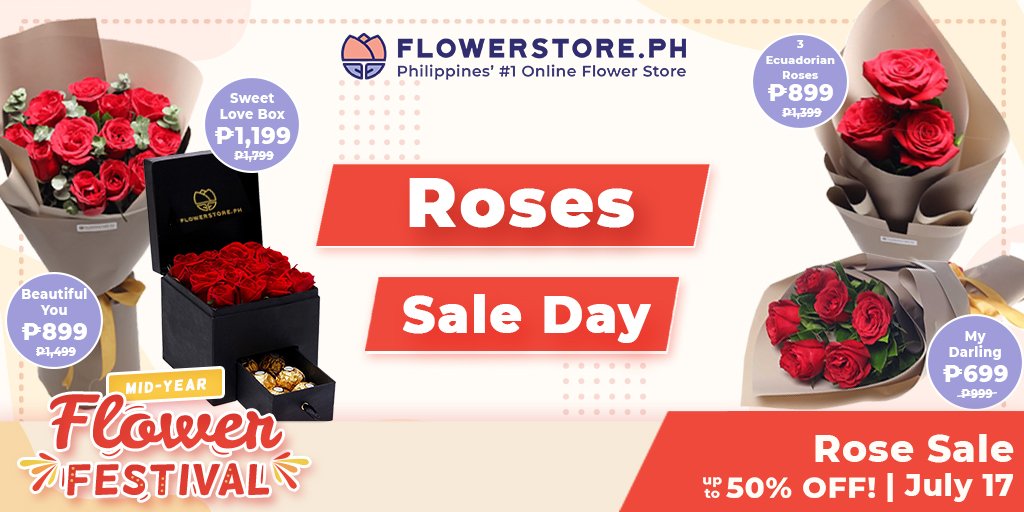 FlowerStorePH's tweet photo. Hey hey hey! Roses Sale Day! Woohoo. #FlowerstorePH https://t.co/Qm6QwoFthh