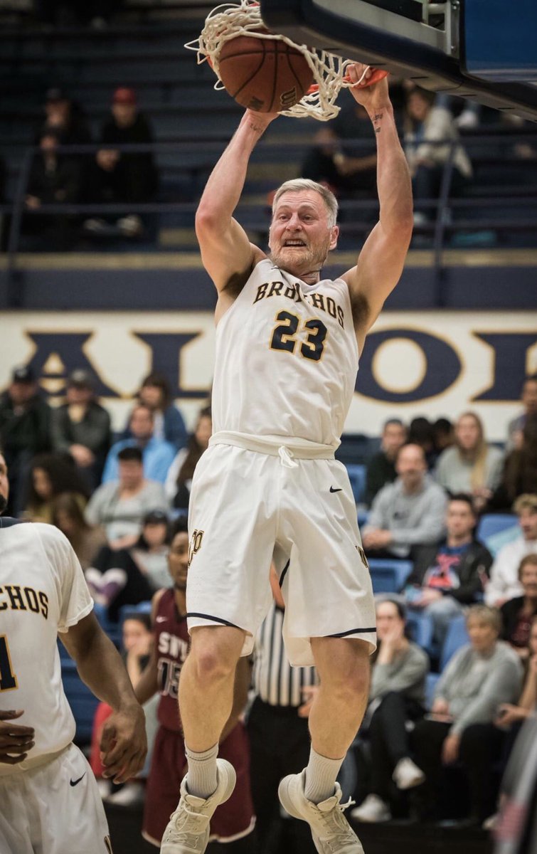 Year: 2060
My grandson: “Grandpa let’s play one-on-on!”
Me: *Stands up, knees crack* 
“Check up”