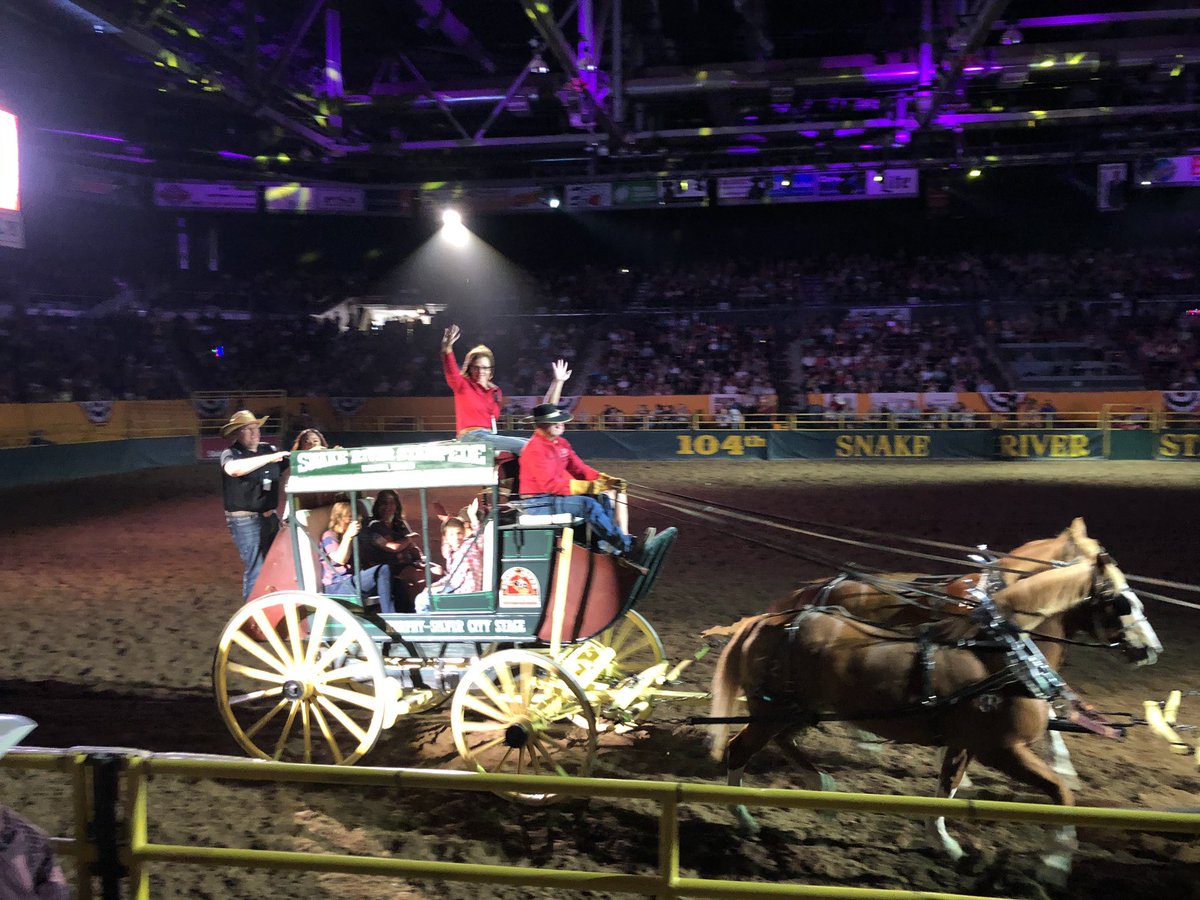 Opening Night at the <a href="/SRSRodeo/">Snake River Stampede</a> - happening now thru Saturday! Get your tickets at ictickets.com! #rodeo #cityofnampa #topteninnation