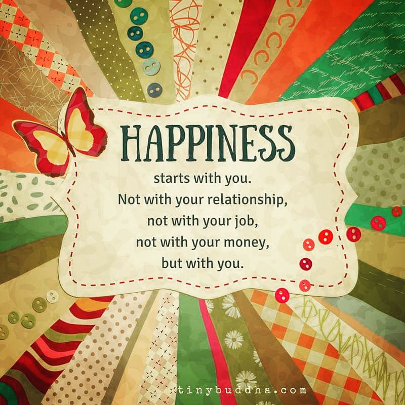 Jessicat8's tweet photo. I love this!! I say it every day. Happiness starts with you ❤🌻🦋🧡⭐ https://t.co/5RN7pp4It0