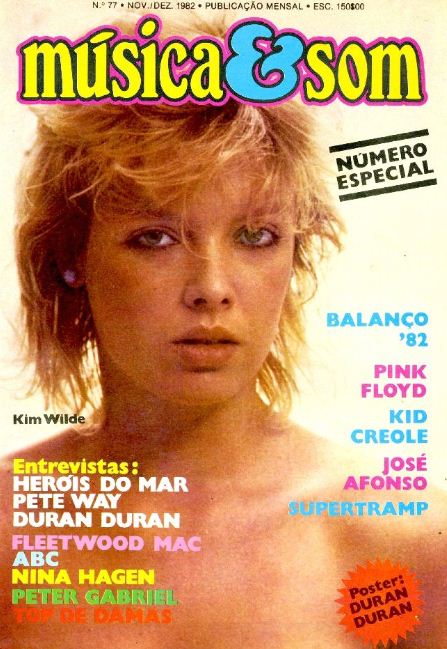 AninhahyDance's tweet photo. Portuguese magazine ''Música &amp; Som'' with @kimwilde. It's great to find things about Kim in portuguese. 😍❤️ #KimWilde #80s #Magazine #Music #WildePower #WildeLove https://t.co/NEGmpsFJ50