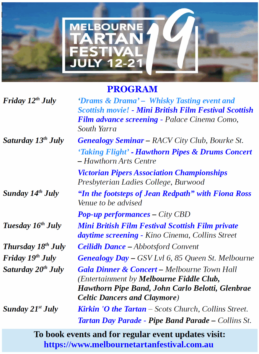 Scottish_Banner's tweet photo. Still lots on #Melbourne for #MelbourneTartanFestival celebrating #Scottish culture!
https://t.co/A7A508xmzM
#Tartan #ScottishFestival #ScottishMusic #Ceilidh #Haggis #Whisky #ScottishBanner #ScotSpirit #Bagpipes #Genealogy #ScAussie https://t.co/nRoO9ZF8aL