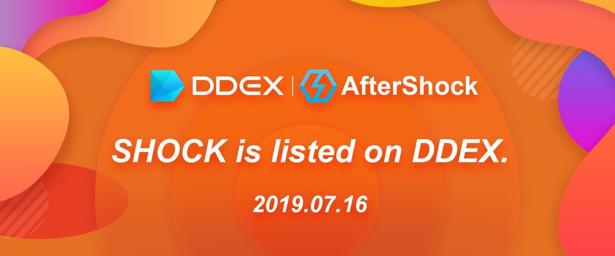 ddexio2018's tweet image. $SHOCK by @AfterShockToken is listed on #DDEX.
ddex.io/trade/SHOCK-WE…  

#ETH #Ethereum #DEX #cryptocurrency #cryptocurrency #newlisting