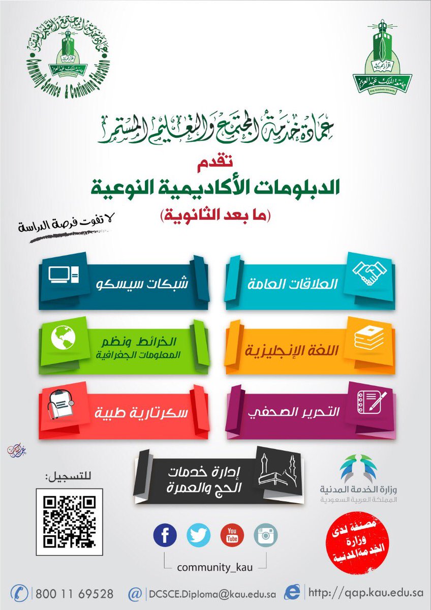 عمادة خدمة المجتمع والتعليم المستمر دبلوم السلامة والحماية من الحريق المهني