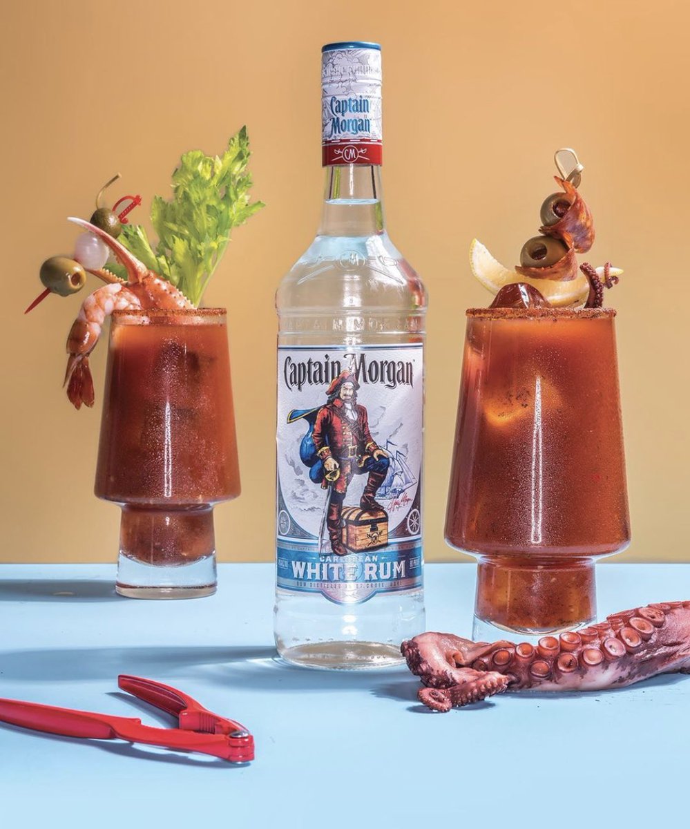 Now that’s a Bloody Mary! #diageorep #captainmorgan