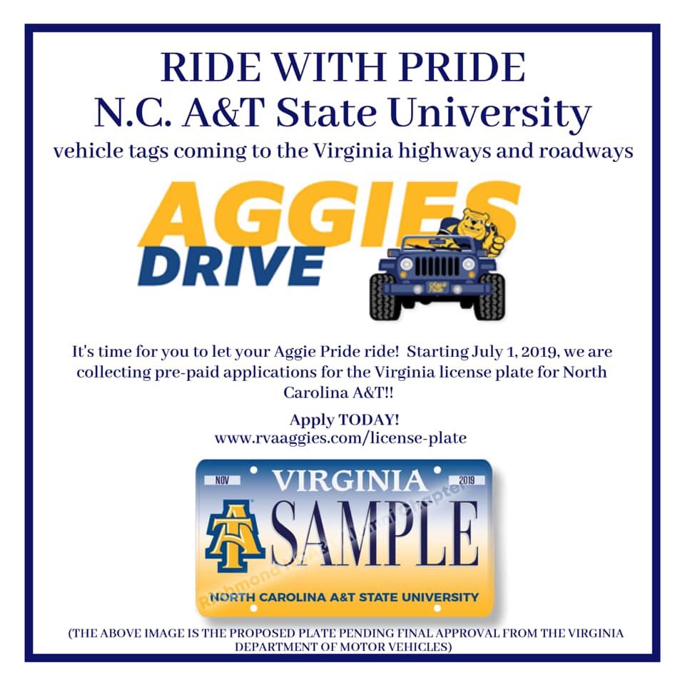 jrricks01's tweet photo. VA Aggies... join the movement! Get your VA Aggie License Plate!
https://t.co/GbH0Q7DeWT https://t.co/6ODQ0u3haf
