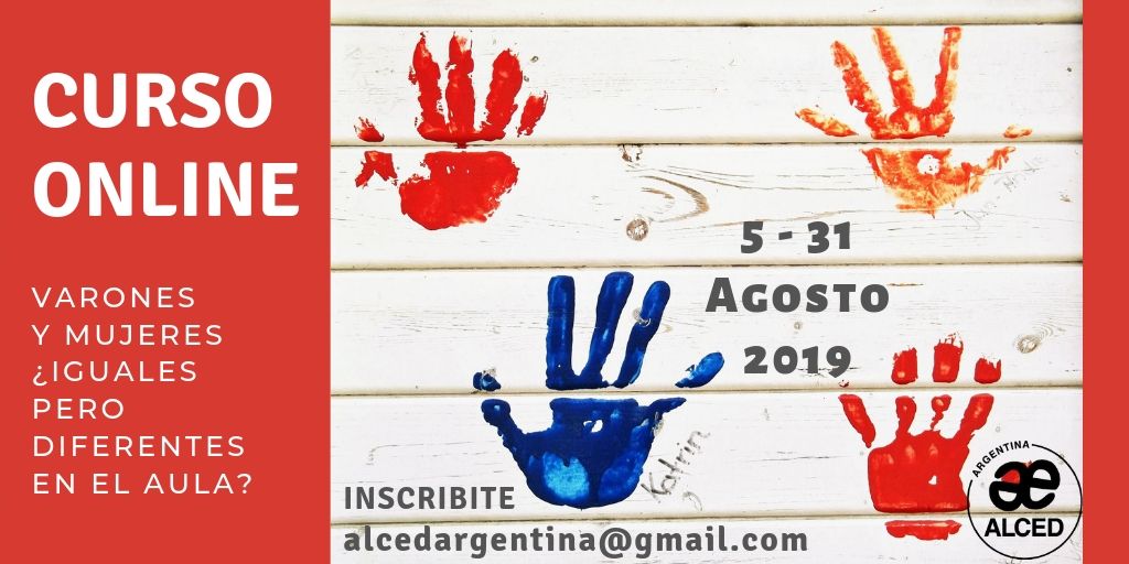 Curso online‼️
Últimos días para inscribirse!
👉alcedargentina@gmail.com

Facilitadoras:
Lic. Elisabeth Vierheller
Ma. Gabriela Martino de Galíndez

$2.500.- residentes en Argentina.- (+5 docentes por institución $2.200.-)
U$ 65.- extranjeros