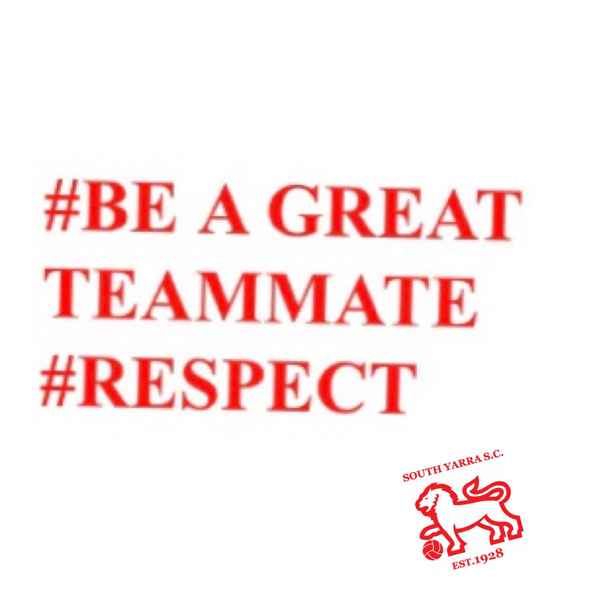 #respectthegame session at South Yarra SC last night with our U13-U16 players. Great presentation by our Club Welfare Officer, Kathy Wilmott ⚽️