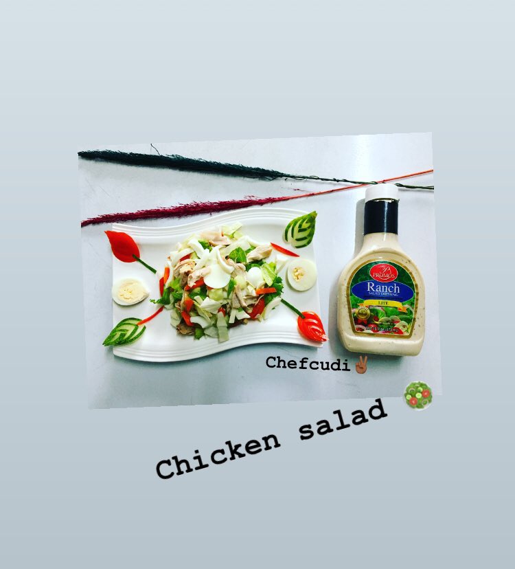 Chefcudi1's tweet photo. Food is indeed an Art 😍😍 #chenkensalad https://t.co/bblIoEYaxG