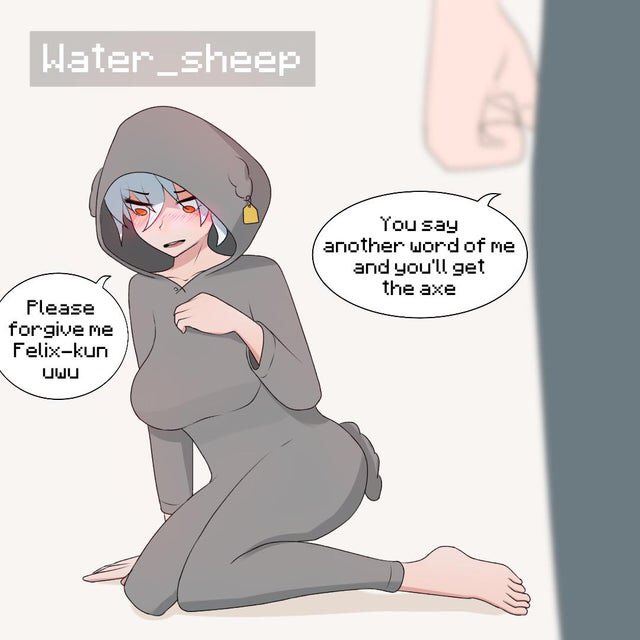VirginTurtle3's tweet photo. @jolibunn @kokoikun @TheRealJeb_ @grandayy @pewdiepie Water sheep T H I C C https://t.co/rNNsX6Af6q