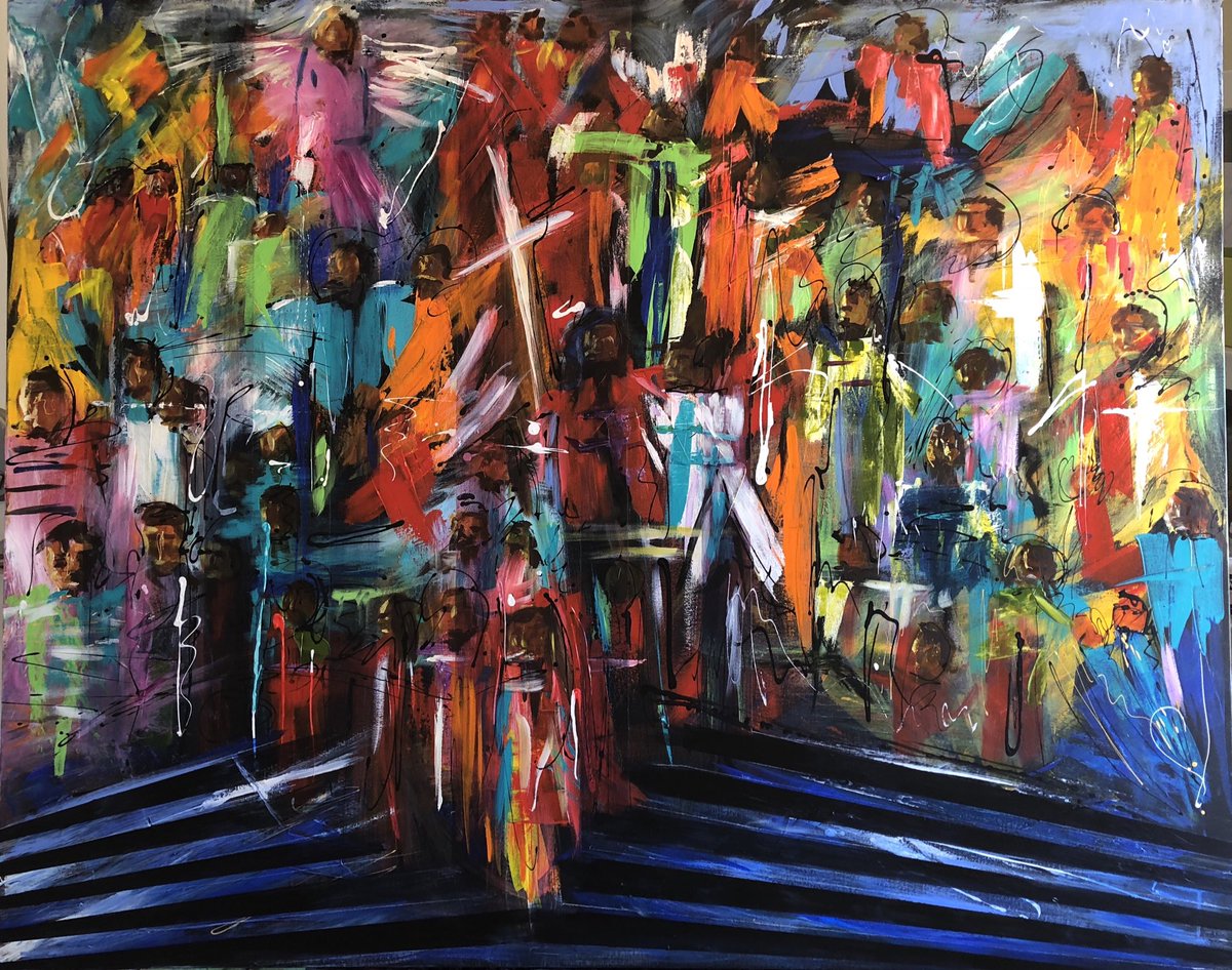 First of a series about the migrants. Titled “Chaos” #BorderCrisis