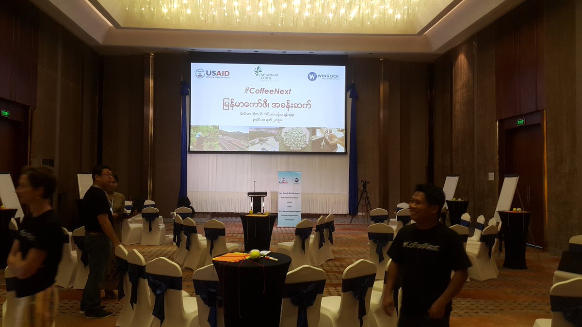 TimothyDMay's tweet photo. #coffeenext getting ready to rock @USAIDBurma @WinrockIntl coffee sector turboboost! https://t.co/iP8g9giwaG