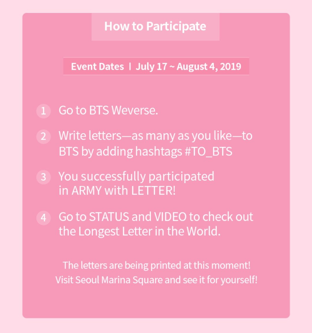Info/Weverse] ARMY with LETTER