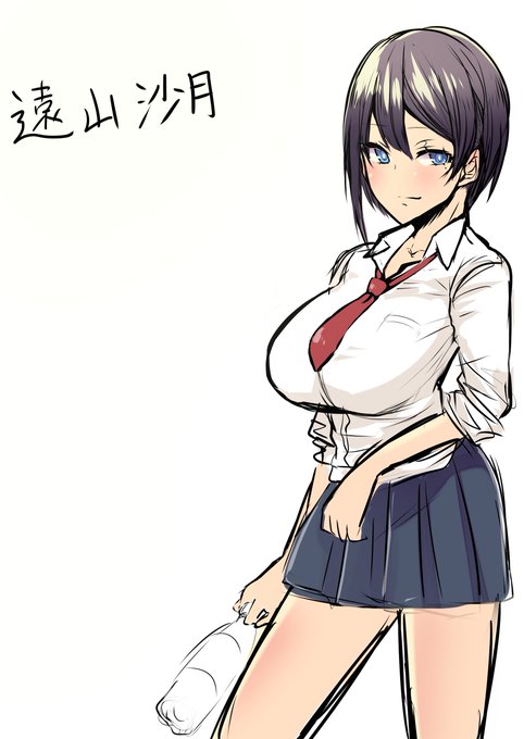 今度から新しく始まる。
しゅけべ漫画のヒロインちゃんラフだよ。 