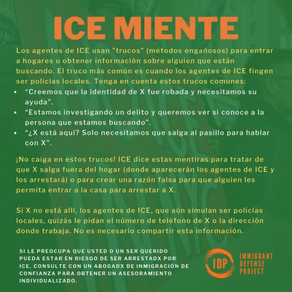 lcurtis215's tweet photo. @NSMPhilly sent these great guides to help people counter this fear mongering administration. Please share. https://t.co/2NGLKzTtnj
