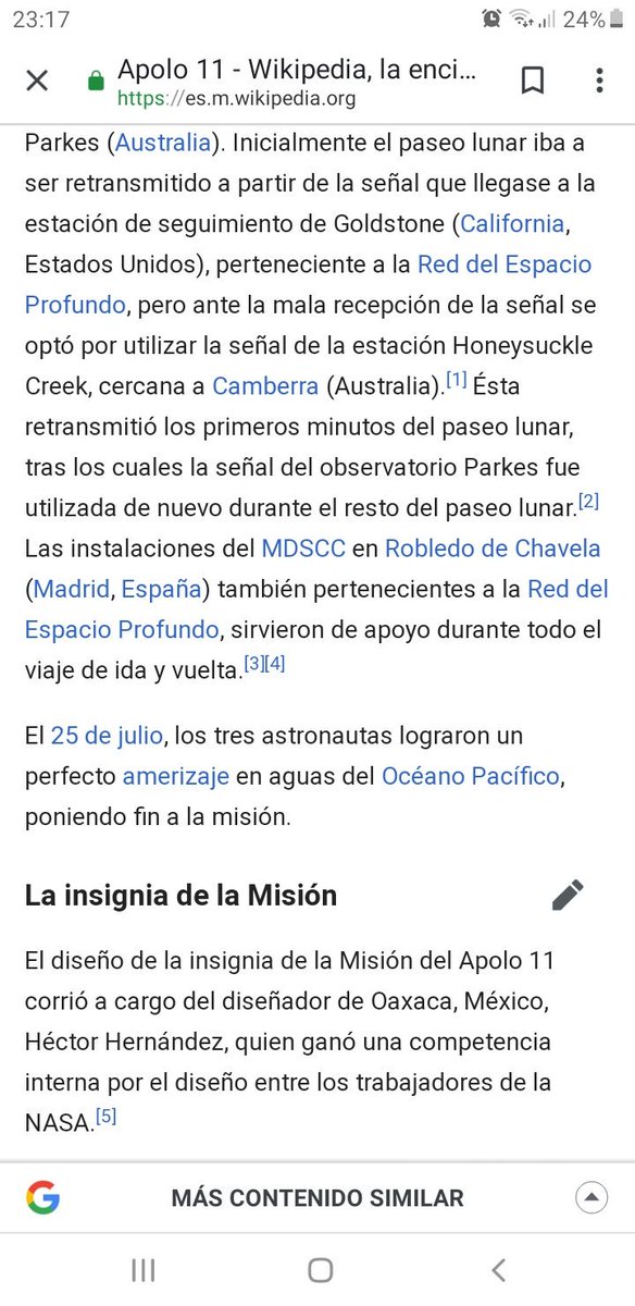 jape76's tweet photo. #QuienQuiereSerMillonario preguntaron q dia llego el apolo 11 a la tierra y como no sabia la respuesta entre a Wikipedia y decia 25 de julio respuesta q dio el chico y la dieron incorrecta en wikipedia todo el tiempo decia 25 y despues cambio a 24 q paso? @SANTIAGODELMORO https://t.co/xIbtKwhWX8