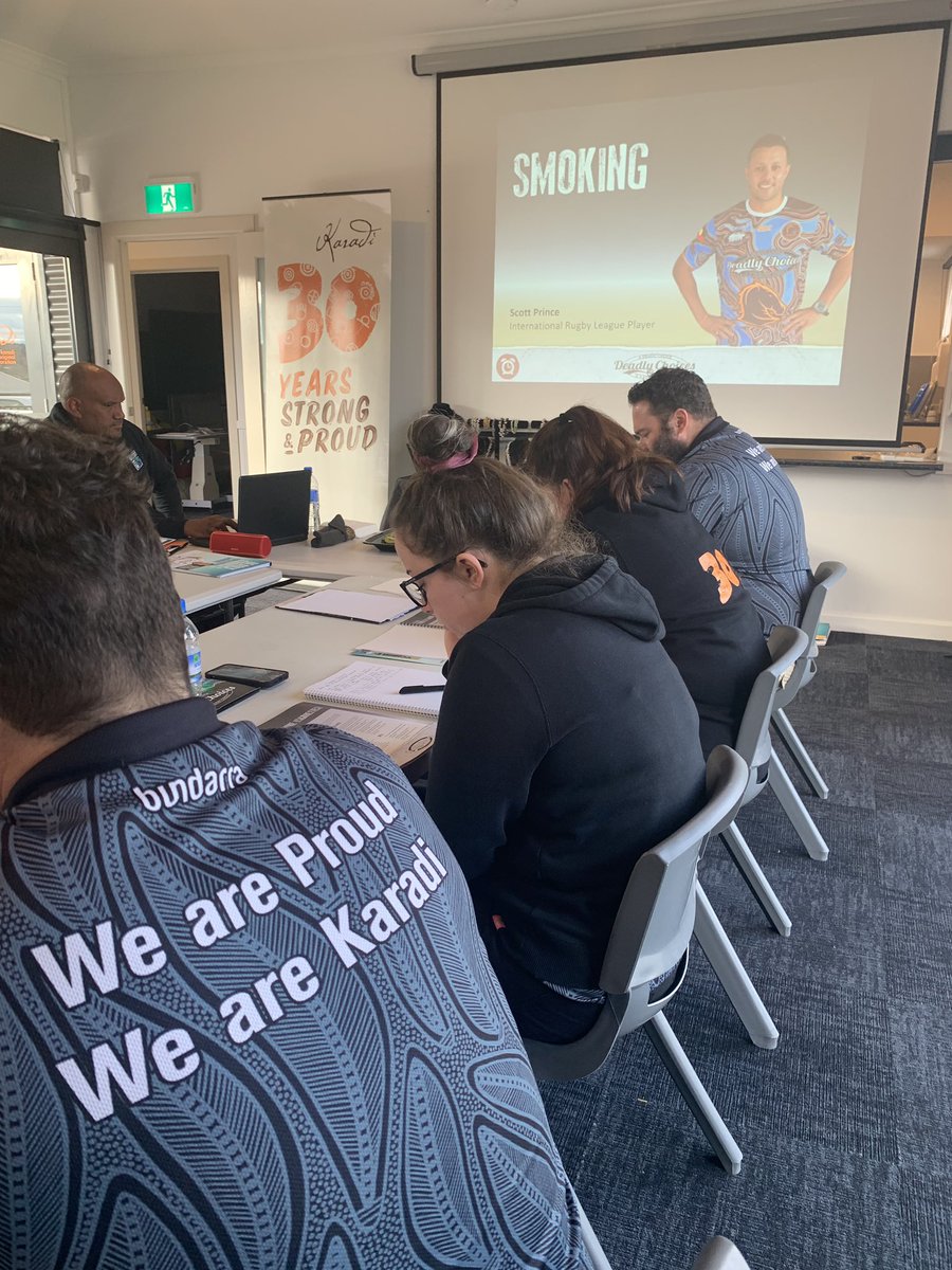 Deadly Choices (@deadlychoices) on Twitter photo Healthy morning tea for day 2 of our <a href="/KaradiCorp/">Karadi Aboriginal Corporation</a> Deadly Choices training.
Leading by example✌🏾 Healthy morning tea for day 2 of our <a href="/KaradiCorp/">Karadi Aboriginal Corporation</a> Deadly Choices training.
Leading by example✌🏾