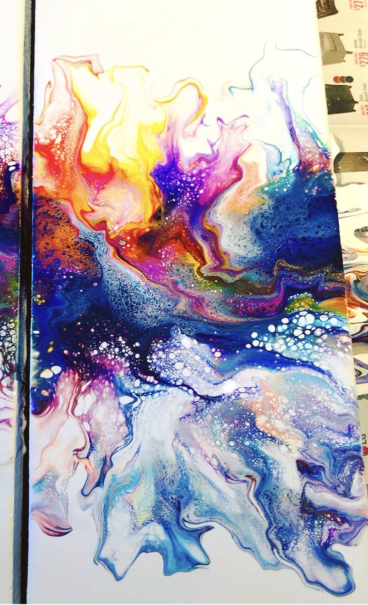 KanellaCiraco's tweet photo. Dutch pour triptych on 6”x24” wood boards. 
YouTube video here:
https://t.co/FhBRE6IBJ5 https://t.co/ch5Z71qckn