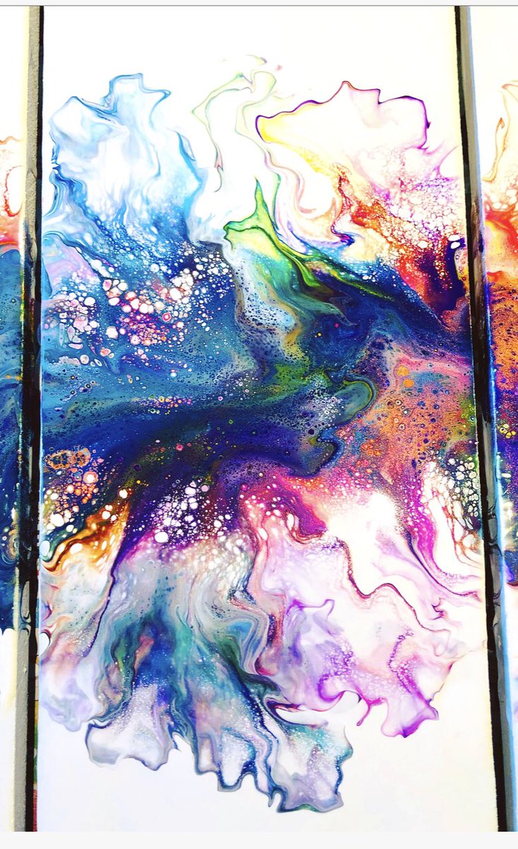 KanellaCiraco's tweet photo. Dutch pour triptych on 6”x24” wood boards. 
YouTube video here:
https://t.co/FhBRE6IBJ5 https://t.co/ch5Z71qckn