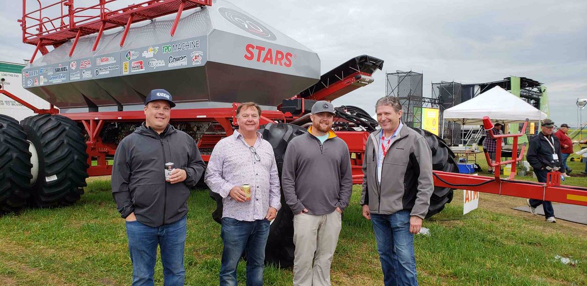 Morris_Seeding's tweet image. Congrats to Jim, Thomas, and Kurt Winny for having the winning bid on the #FieldOfStars 9650 air cart! @AginMotion @STARSambulance