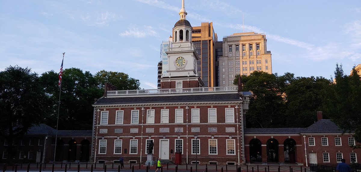 UVMELON's tweet photo. I took a look at Independence Hall and the Liberty Bell on an early morning walk today. https://t.co/685yz0rtvy
