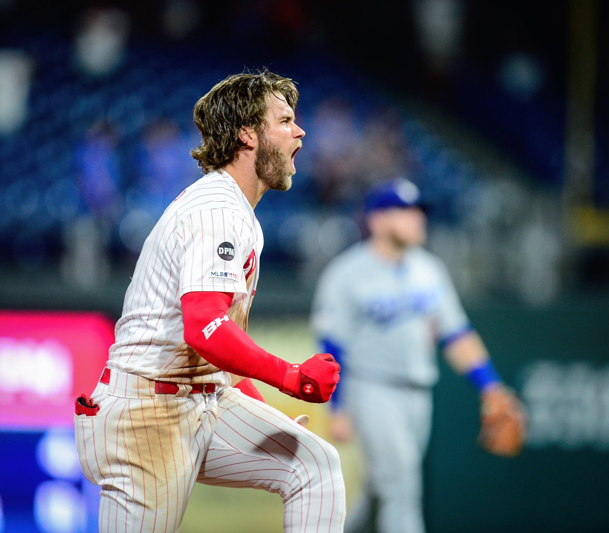 Phillies's tweet photo. As you can imagine, @bryceharper3 walk-off photos are just phenomenal. 

#RingTheBell https://t.co/S2TrUxh7jl