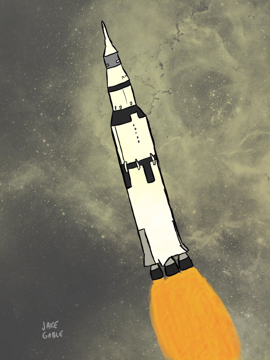 Fifty years ago today the Apollo 11 mission launched and would go on to put the first humans on the moon. That’s really quite incredible!