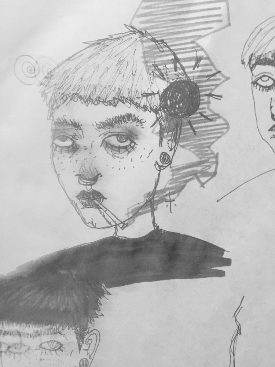 amorousbass's tweet image. Like this and Dexter will draw you, he’s BORED.