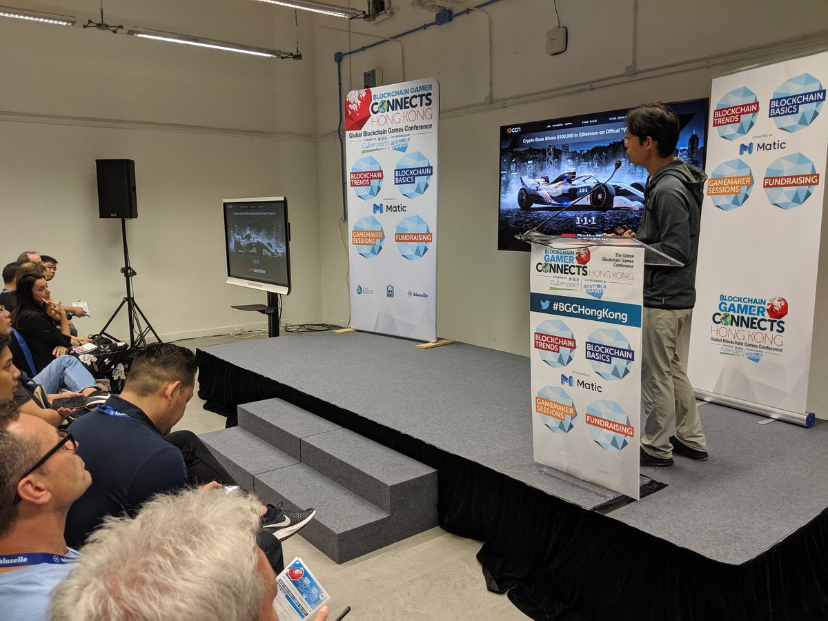 Athanateus's tweet photo. Great start to @PGConnects #bcghongkong with Kyle @dapp_com and Matt @loomnetwork 

Now we have That @animocabrands talking about #NFTs and #Gamedevs

And the room is soooo full!!! https://t.co/LffzgeXOVf